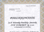 Podziękowanie - Komitet Organizacyjny Pomocy Dzieciom - Wigilia