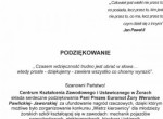 CKZiU Żory - podziękowanie