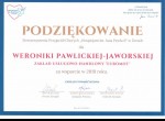 Hospicjum - podziękowanie za wsparcie w 2019r